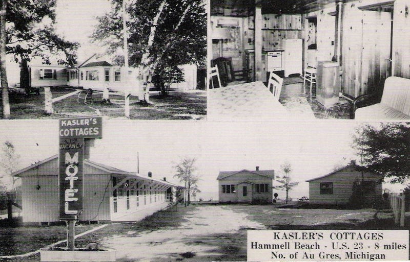Kaslers Cottages - Vintage Postcard